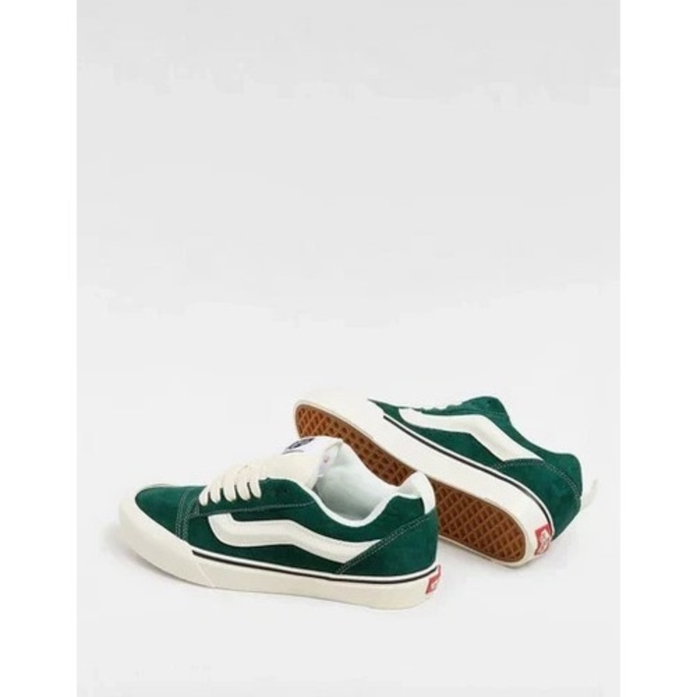VANS Knu Skool Mens Size 9‎ Pig Suede Green White VN000CS0CX2 - NEW - Picture 5 of 5